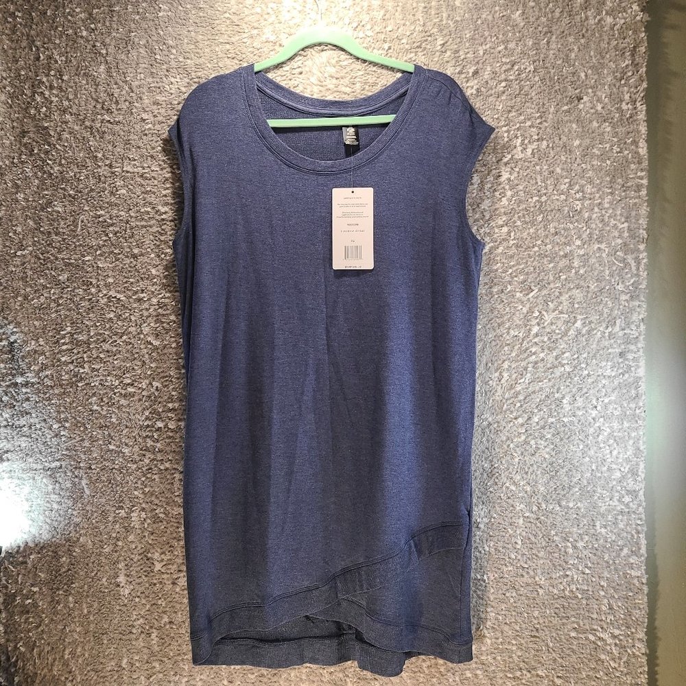 ACTIVE‎ Life Sleeveless Dress Heather Sailor Blue Size Large Modal Blend NWT - P